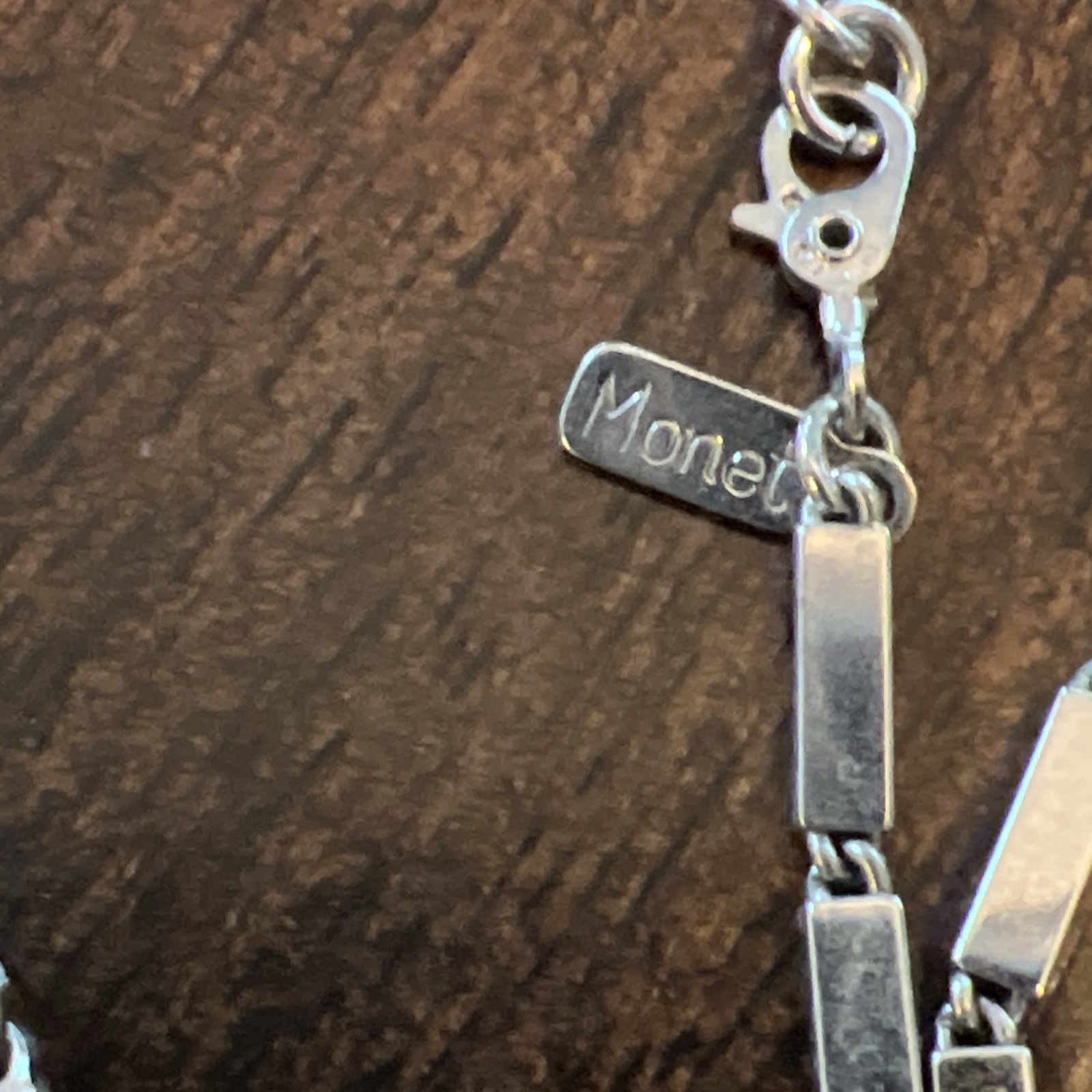 5 DIFFERENT VINTAGE SILVER TONE Estate NECKLACES