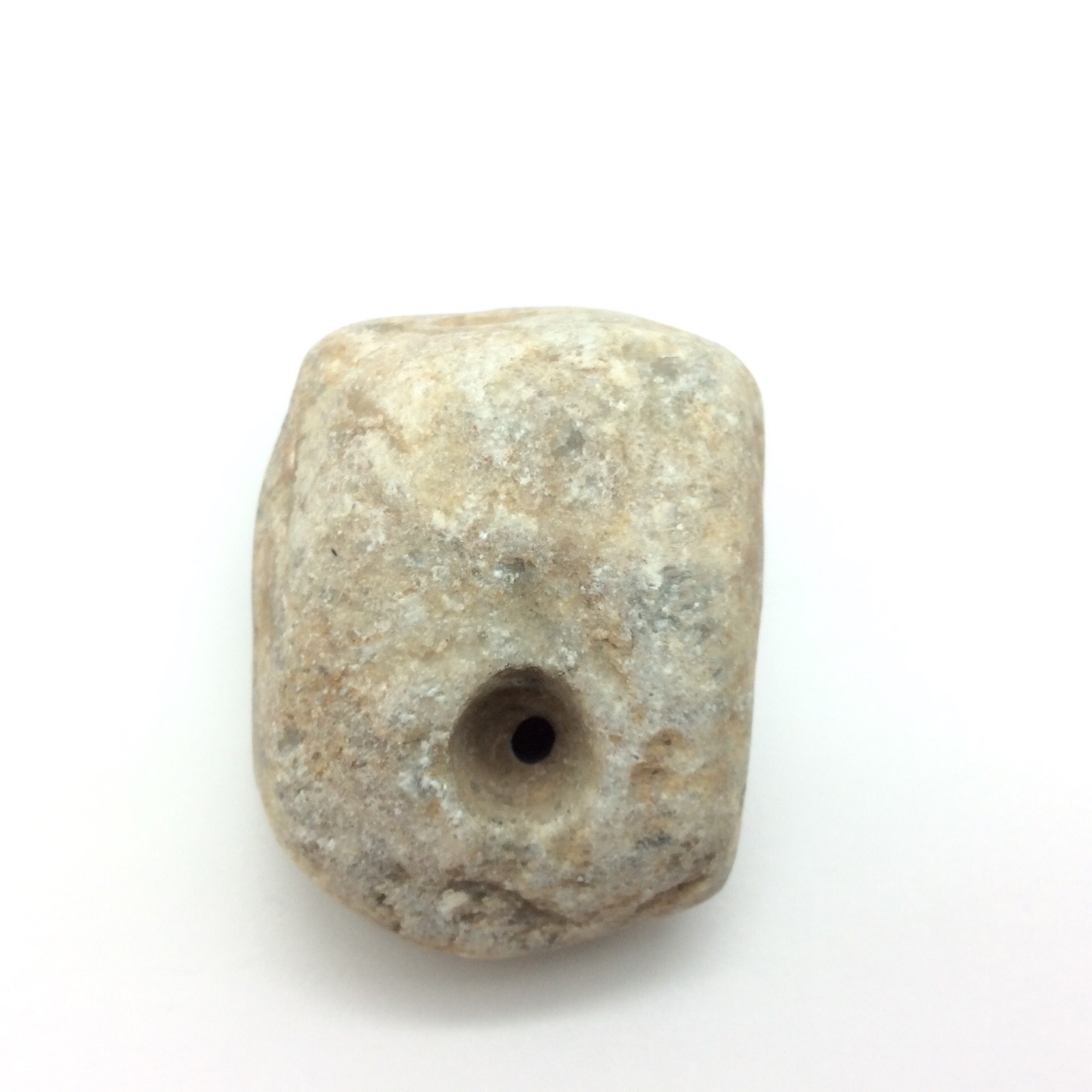 Calcified Mezcala Jadeite Jade Bead Pendant Pre Columbiian Guerrero Mexico #20