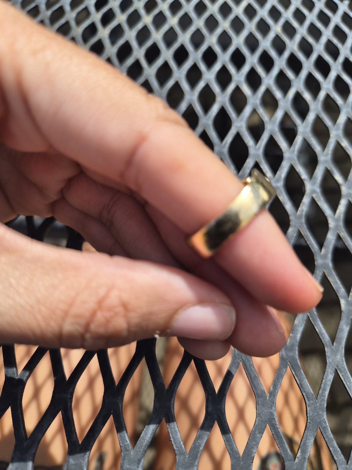 Vintage 14k Articulated Chain Ring