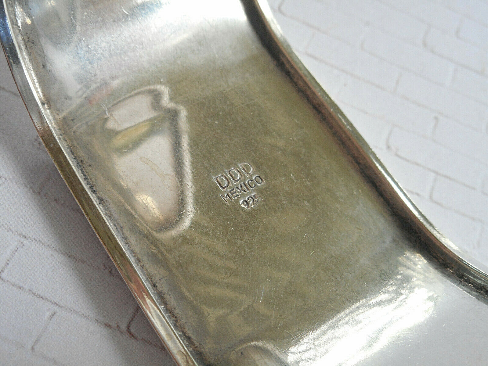 Vintage Sterling Silver Dominique Dinouart DDD Mexico Cuff Bracelet 4011CD