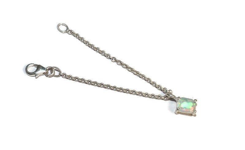 sterling silver fire opal pendant silver girly jewelry daily wear jewelry