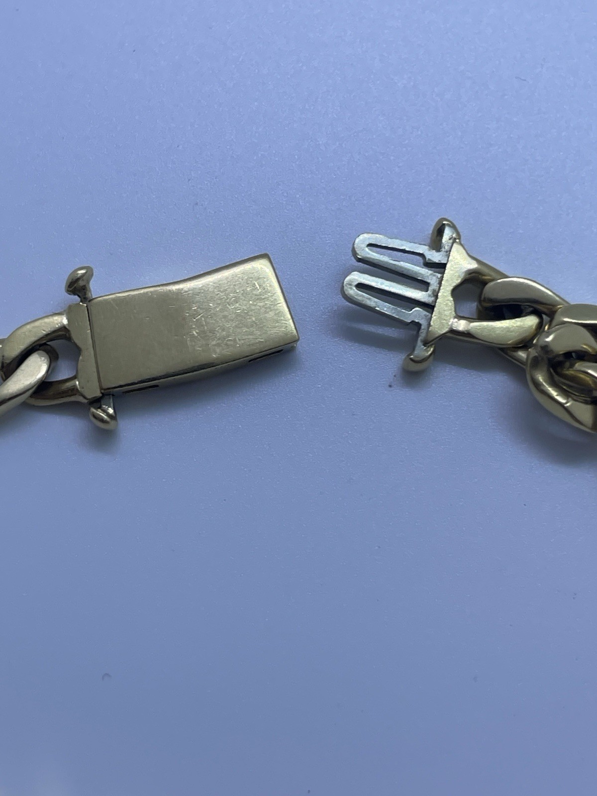David Webb Vintage Solid 18K Gold Figaro Link Chain 19.5 Inches