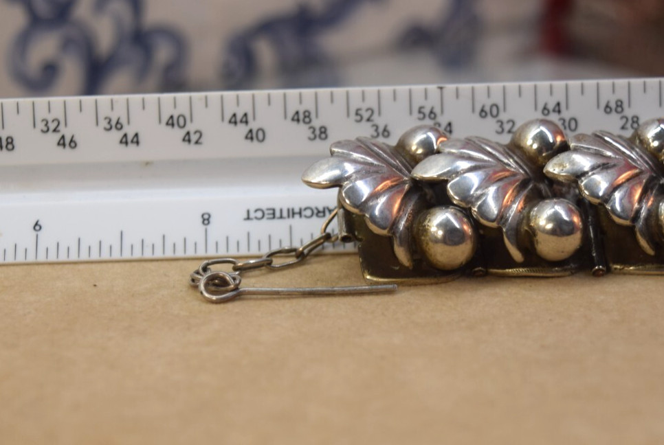 Vintage 980 Sterling Taxco Mexico Bracelet 93 Grams Serafin Moctezuma