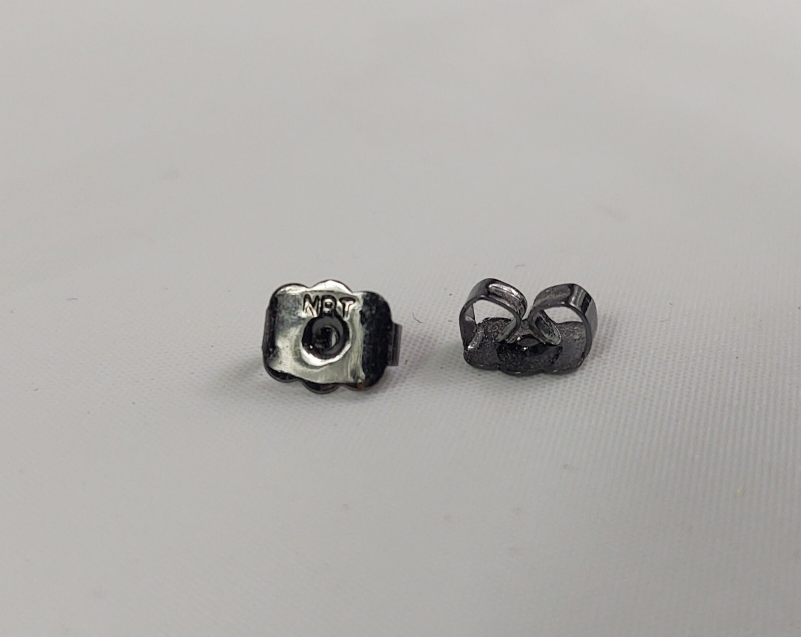 Pierced Earrings Costume Jewelry Silver Tone Multicolor Faceted Stones Vintage