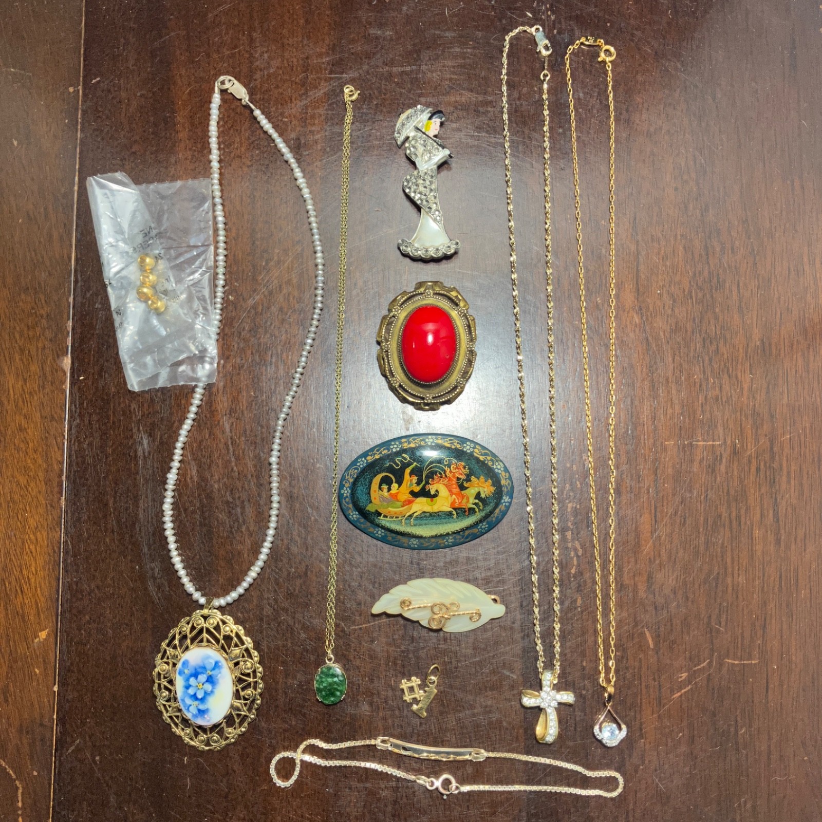 Vintage / Modern Jewelry Lot Signed Original by Robert Gold-filled Sterling 925