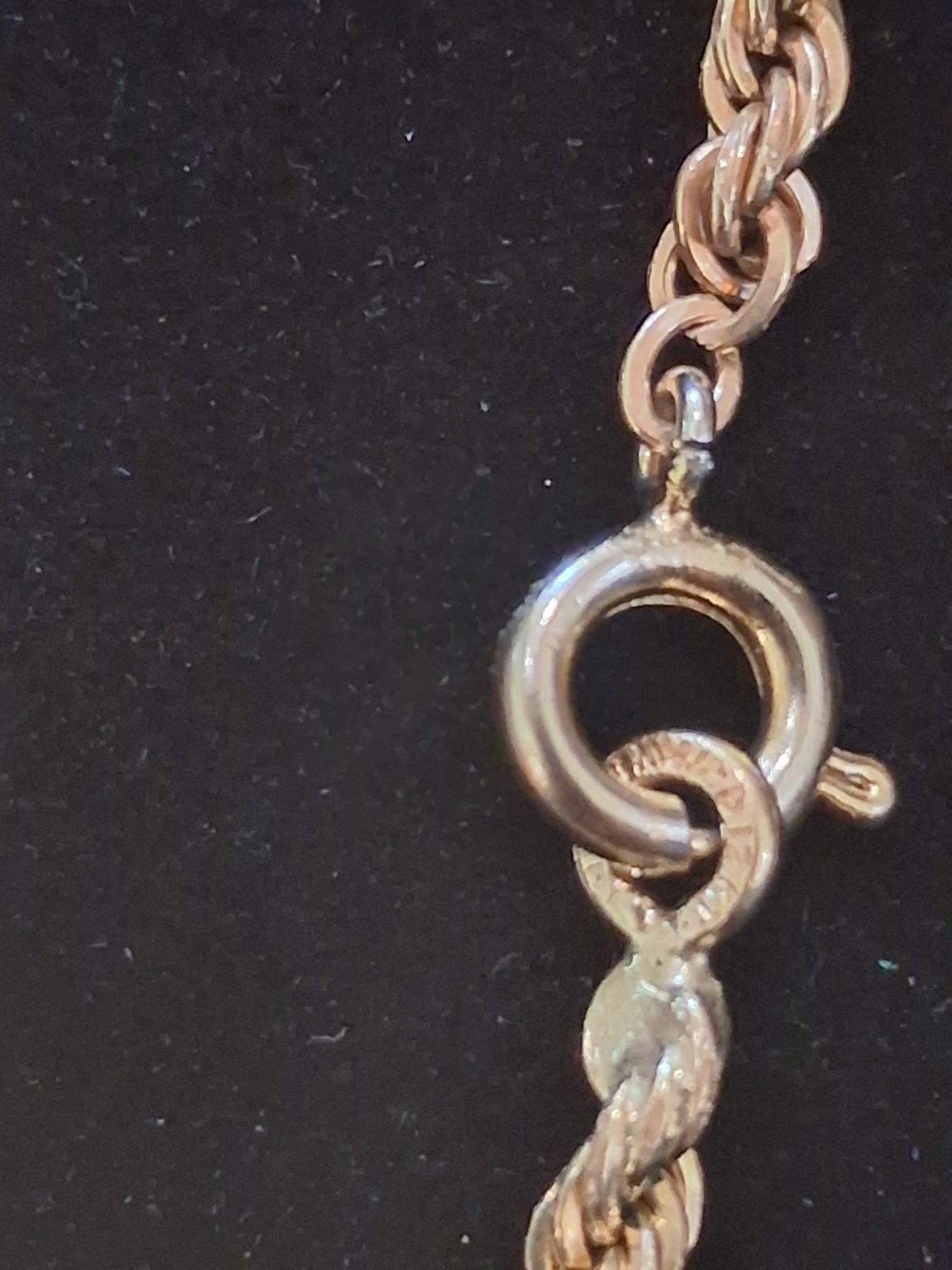 Vintage 1/20 12K Gold Filled Necklace Rope Chain Twisted 30″