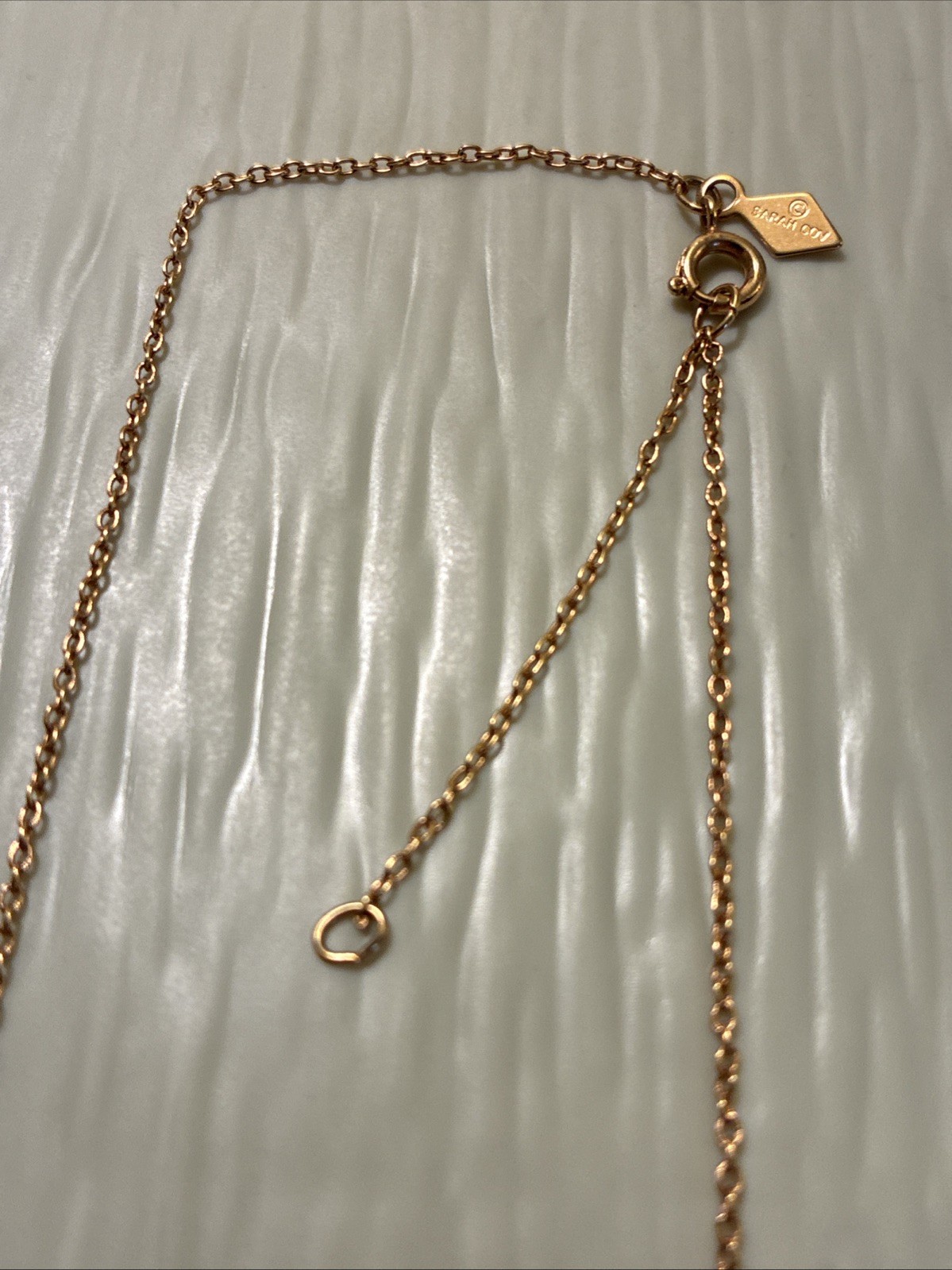 Vintage Sarah Coventry Two-Tone Butterfly 15-17 Inch Necklace (1980)