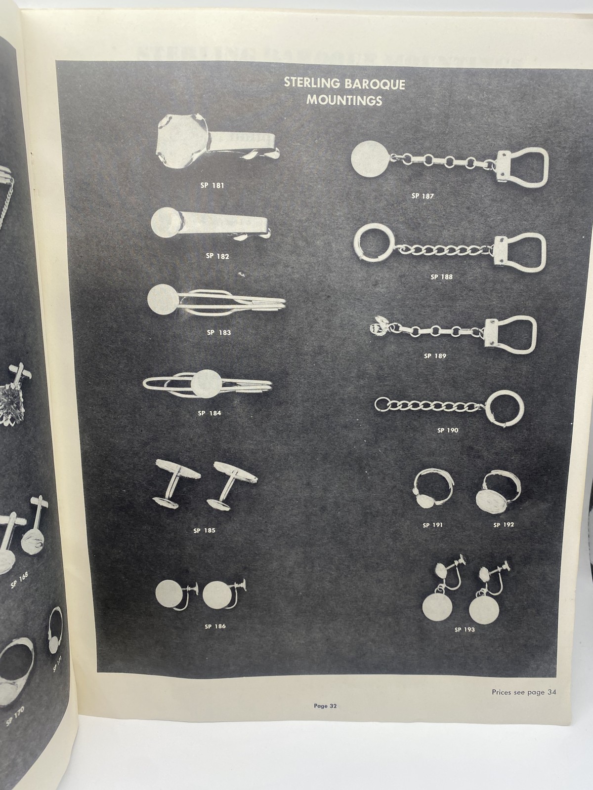 Vintage George Sassen Baroque Jewelry Catalog No. 10 Price List 1950s New York