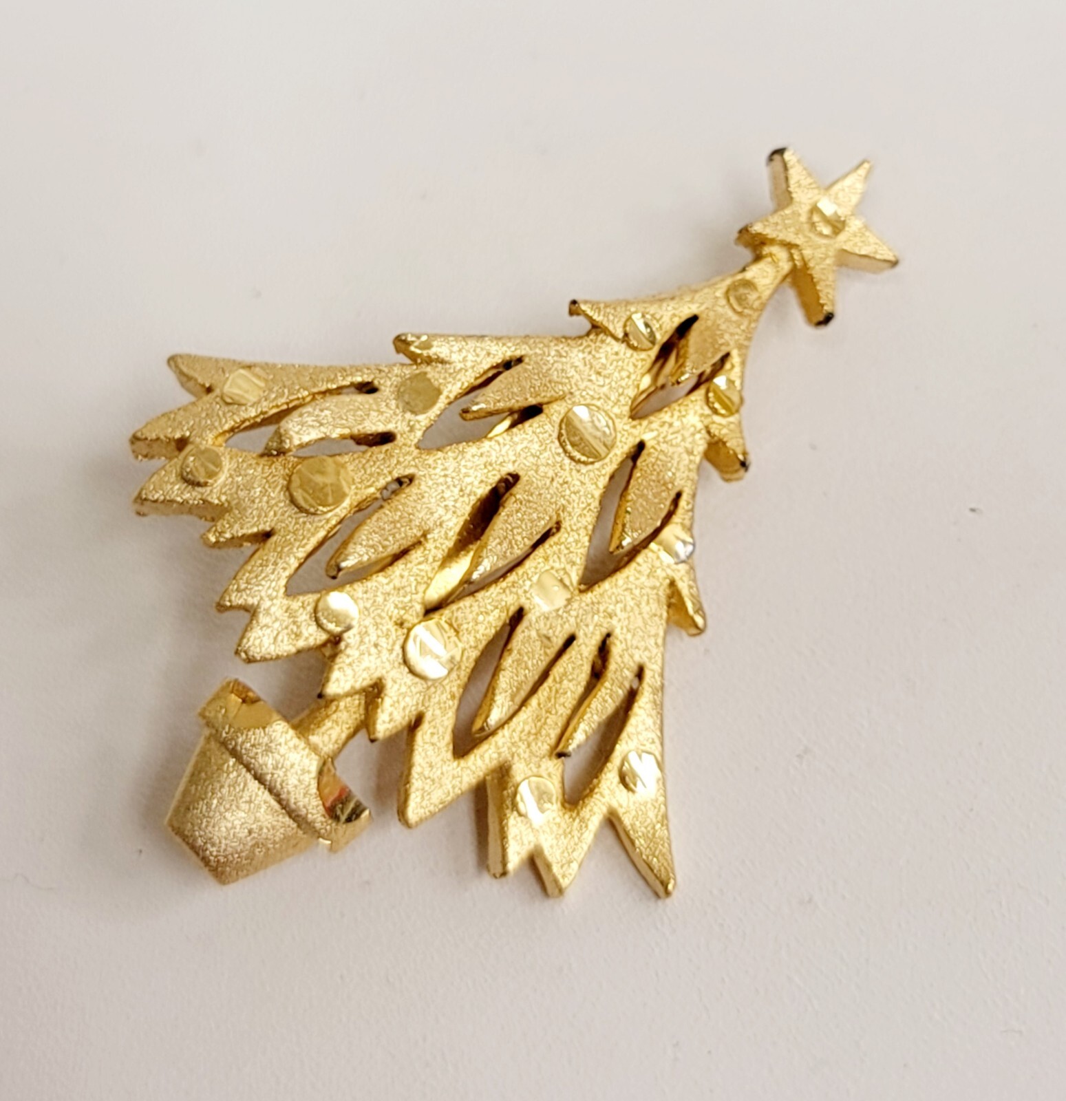 Mamselle Christmas Tree Brooch Vintage Estate Retro Unsigned