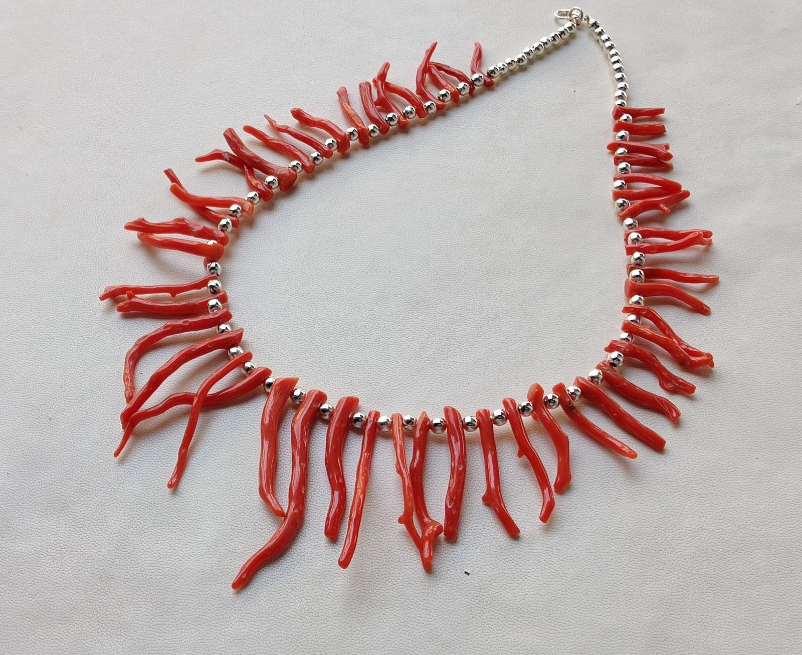 AA+ Quality 100% Natural Italian Red Coral Tube Beads: 16 Strand for Jewelry Mak