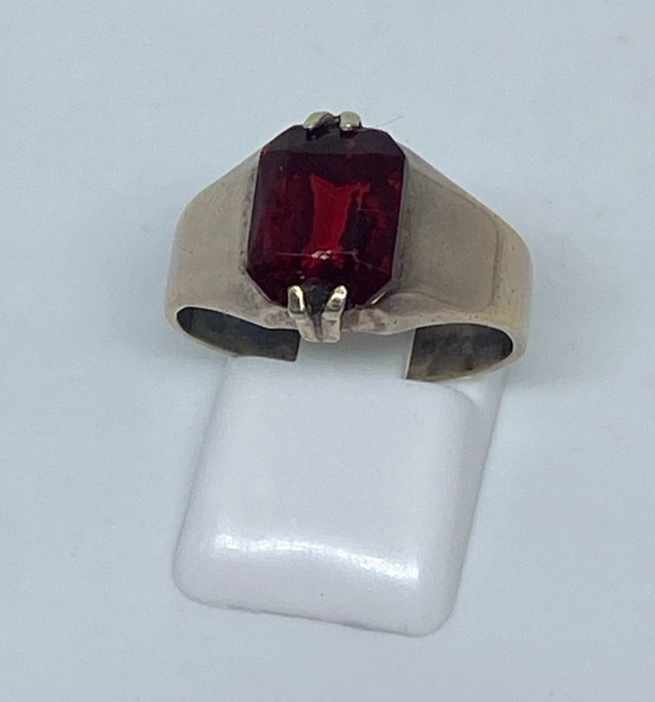 Rings Silver 875 Size 8.25 . Weight 3.42 g. Soviet Vintage Jewelry USSR
