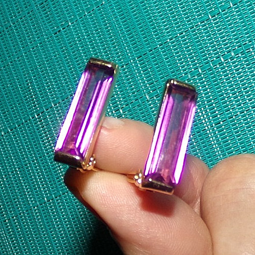 JOMAZ signed earrings with gorgeous stones-SIMPLE AND AMAZING!!!!