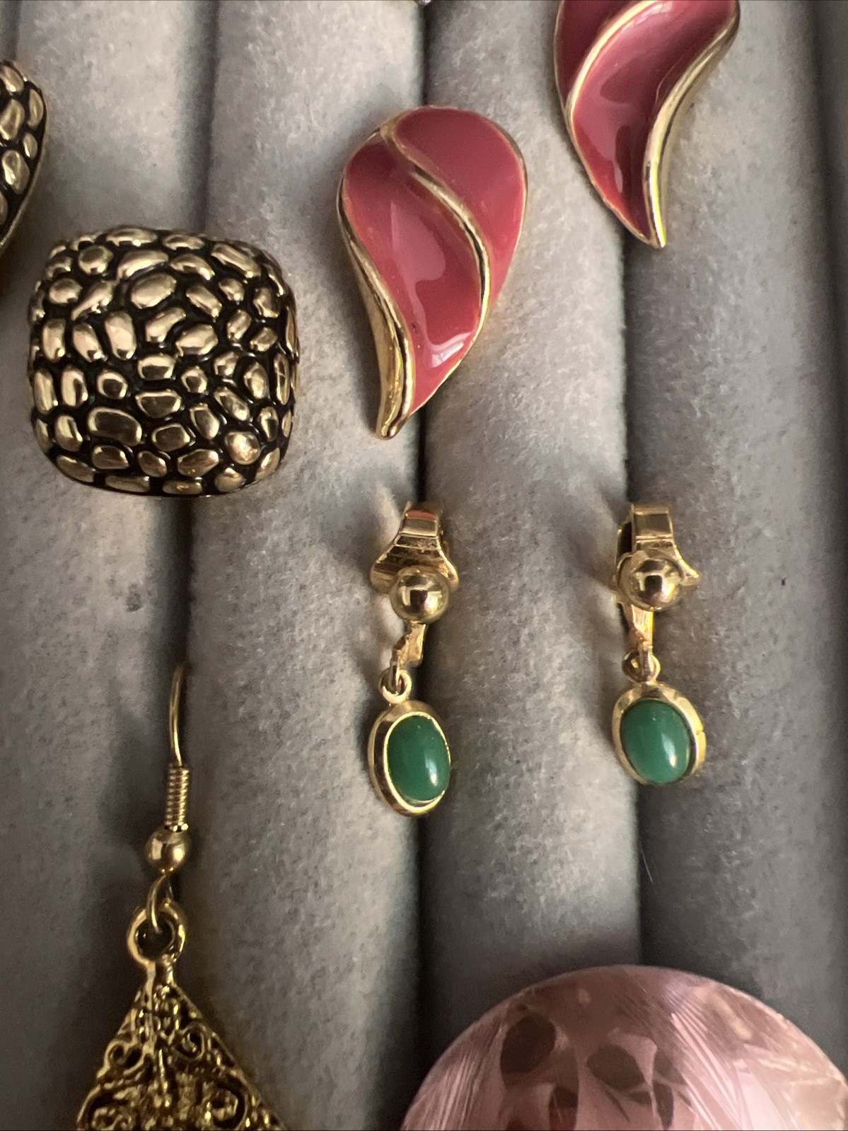 Vintage Earrings lot Monet Avon More 9 pairs