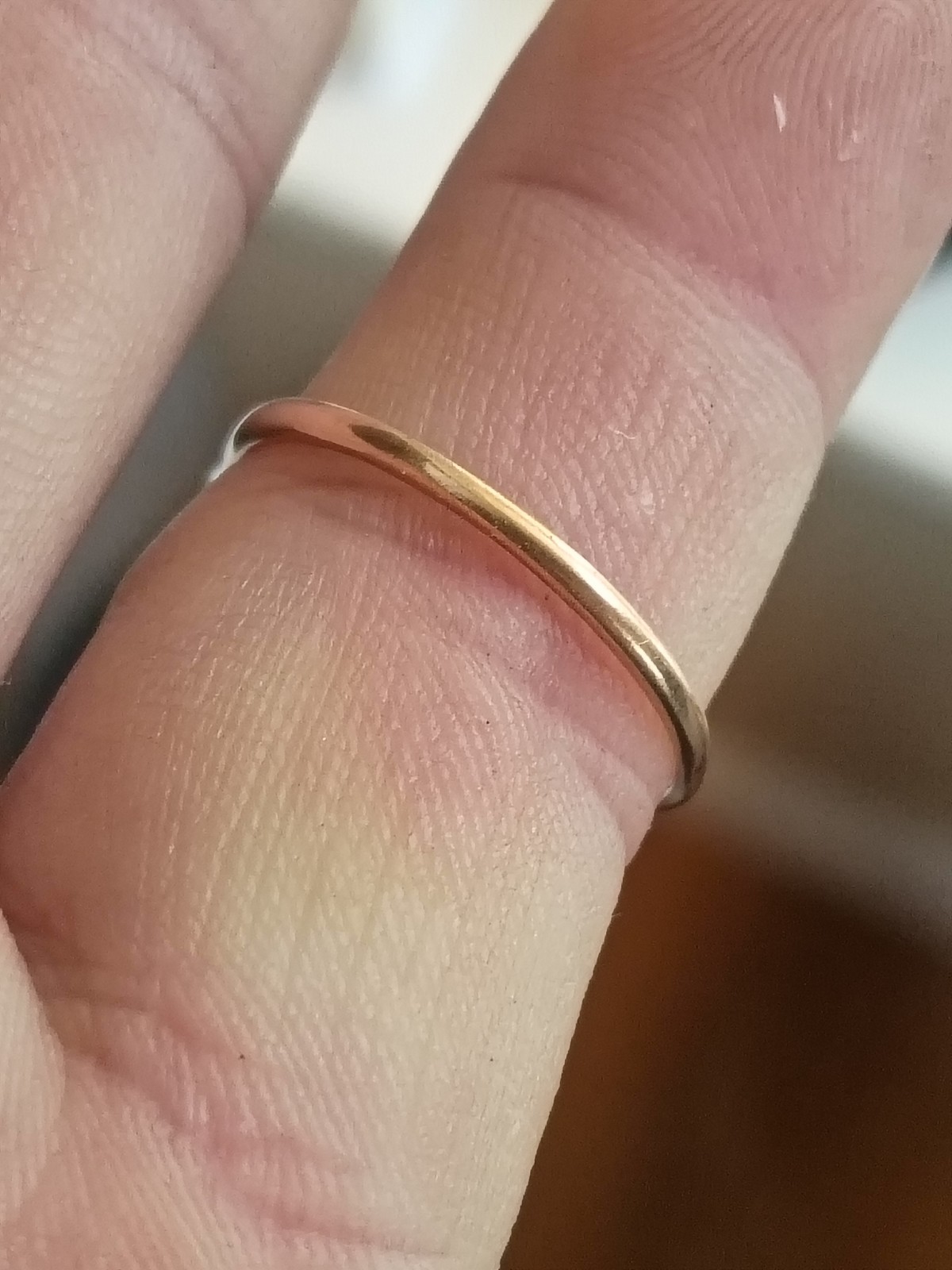 Antique Circa 1900 14K Yellow Gold And goldstone Ring Sz 9