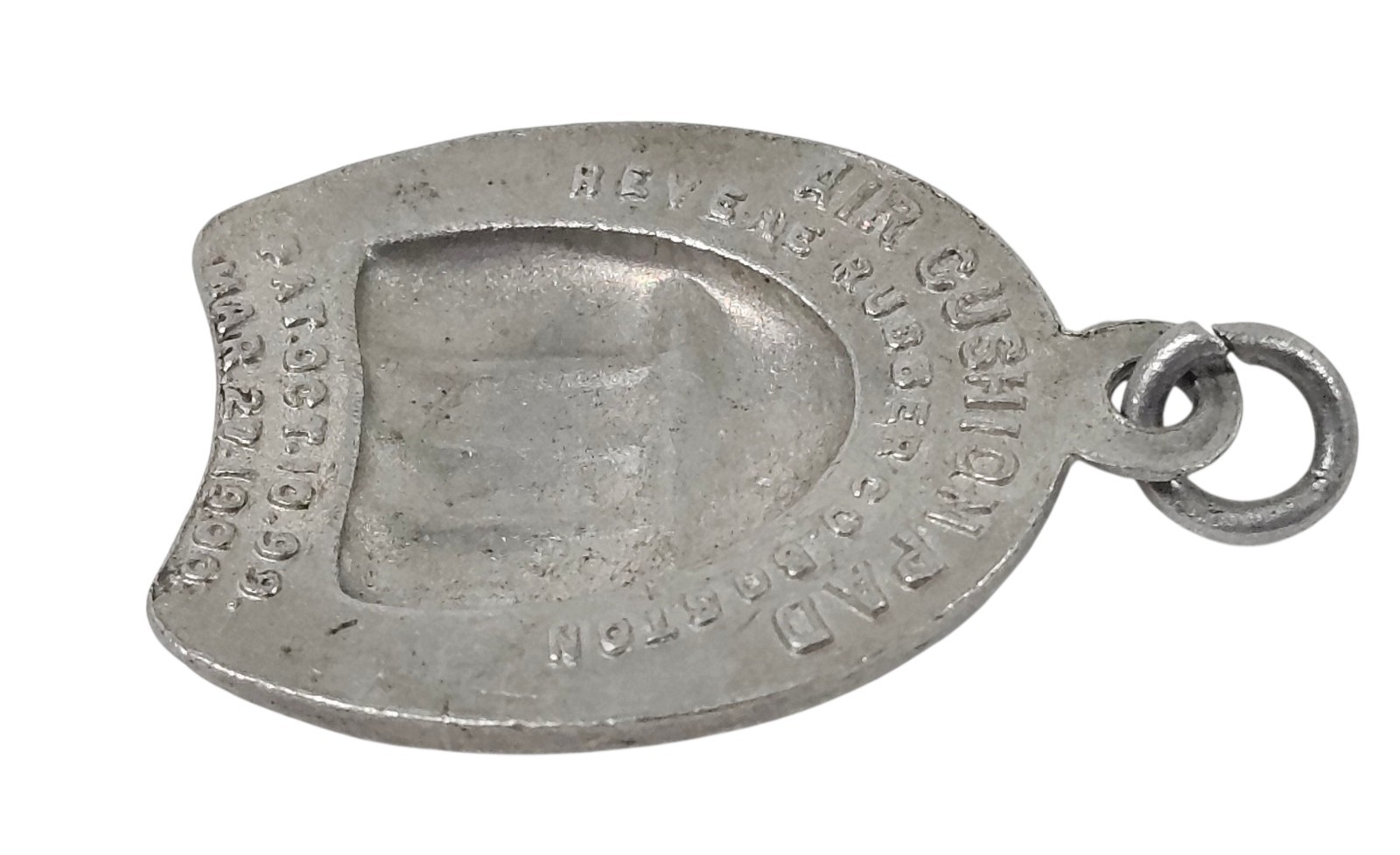 Antique 1900 Revere Rubber Co Horse Hoof Adv Charm Pendant Boston MA