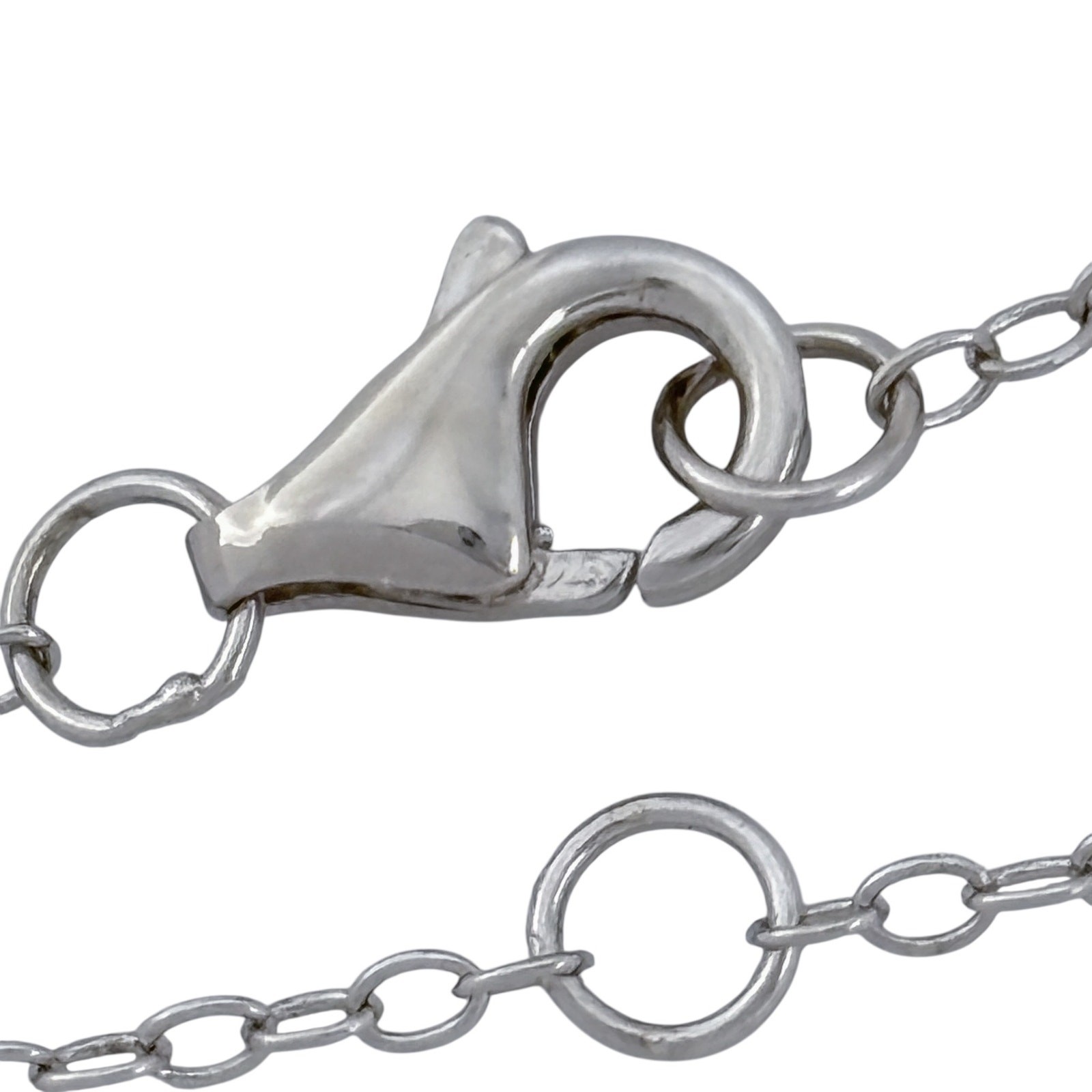 Vintage Sterling Silver 925 Cubic Zirconia Pendant Necklace 16″, 17,” 18″