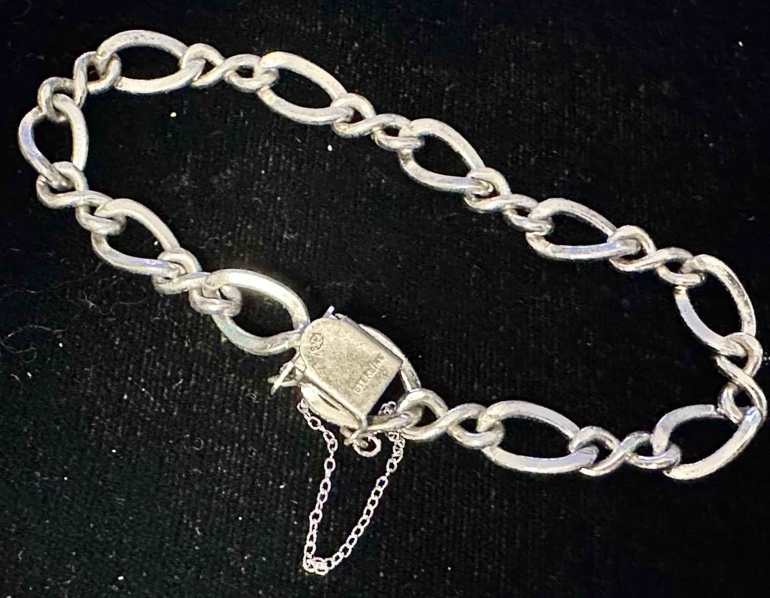 Vintage Sterling Silver Charm Starter Bracelet 7.25” Long 22.39 Grams CA Co