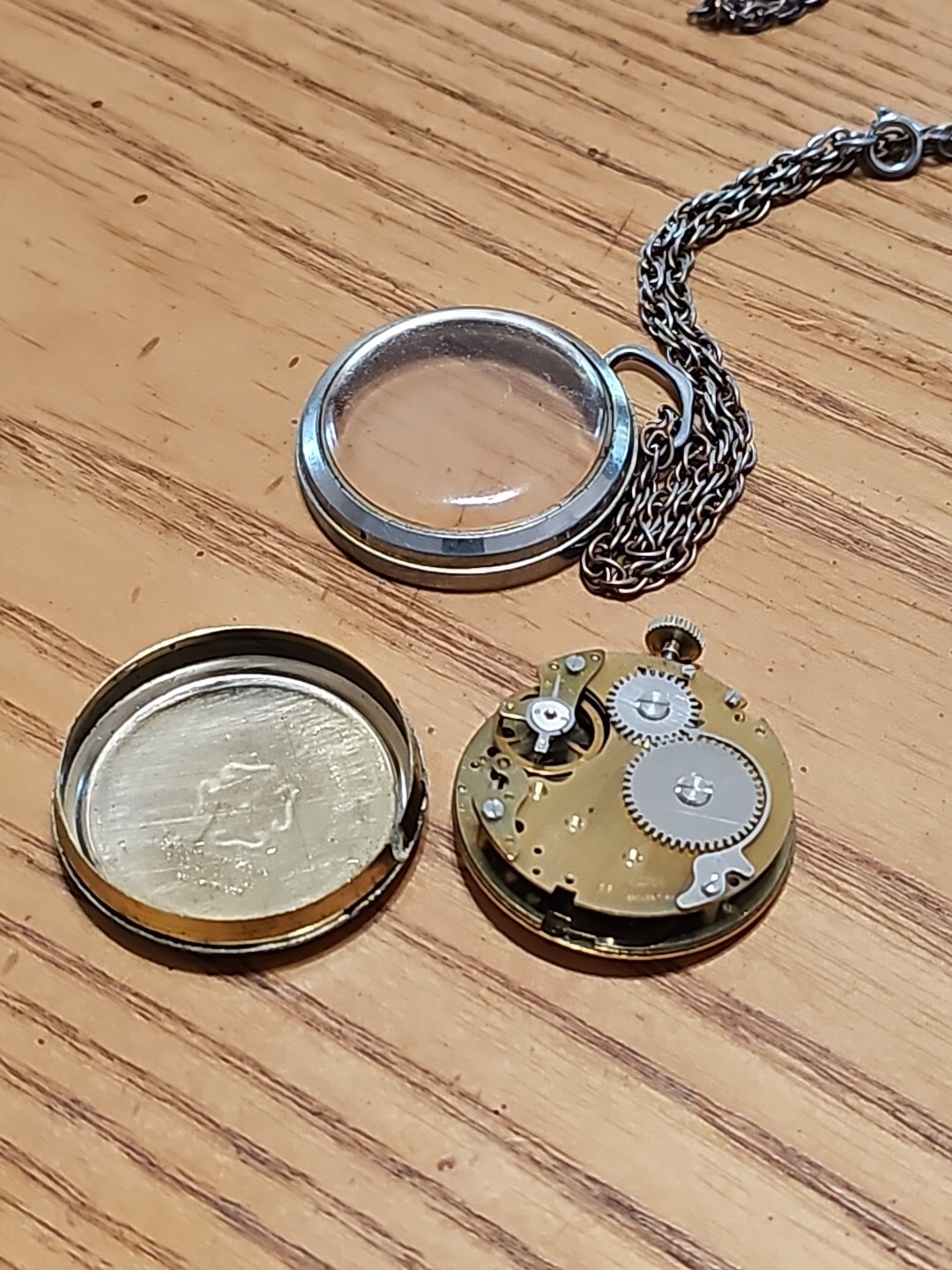 Endura Pocket Or Pendant Watch. Vintage For Parts Or Repair