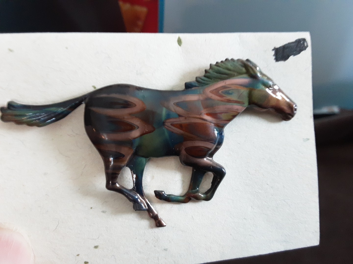 Running Horse brooch