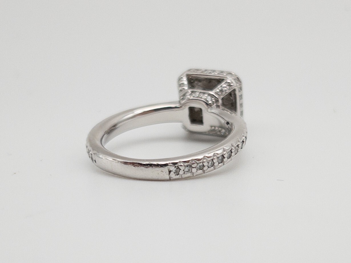 Designer $7000 2.35ct Natural Champagne Diamond 14k White Gold HALO Ring