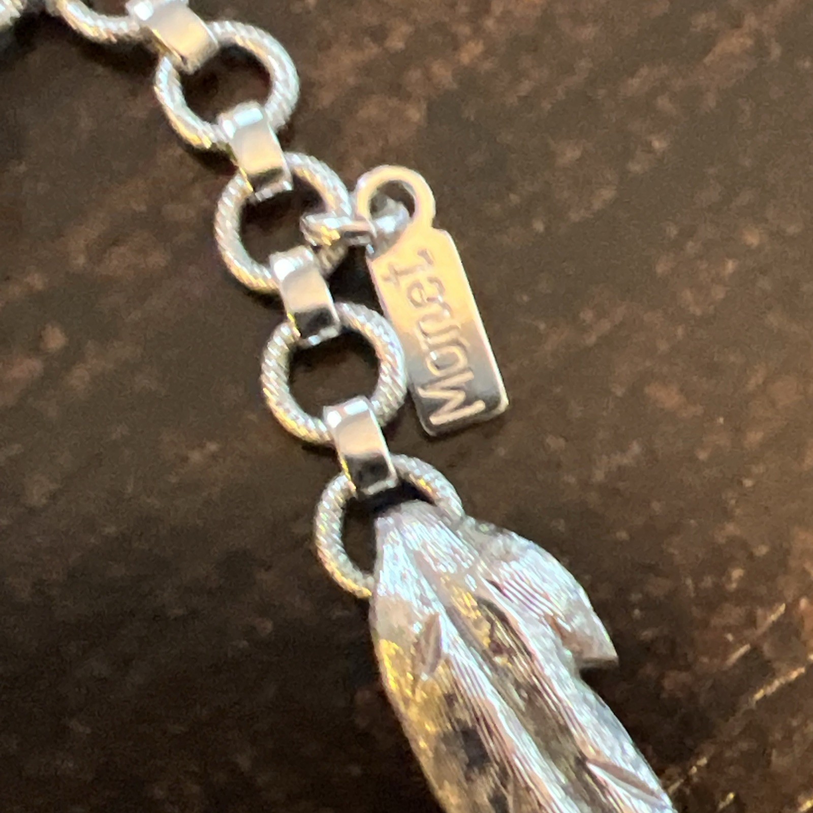 5 DIFFERENT VINTAGE SILVER TONE Estate NECKLACES
