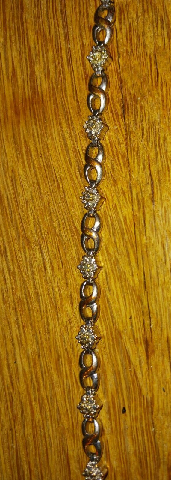 VINTAGE / MODERN – SIGNED PAJ BB CHINA – SILVER TONE BRACELET WITH SAFETY CLASPS