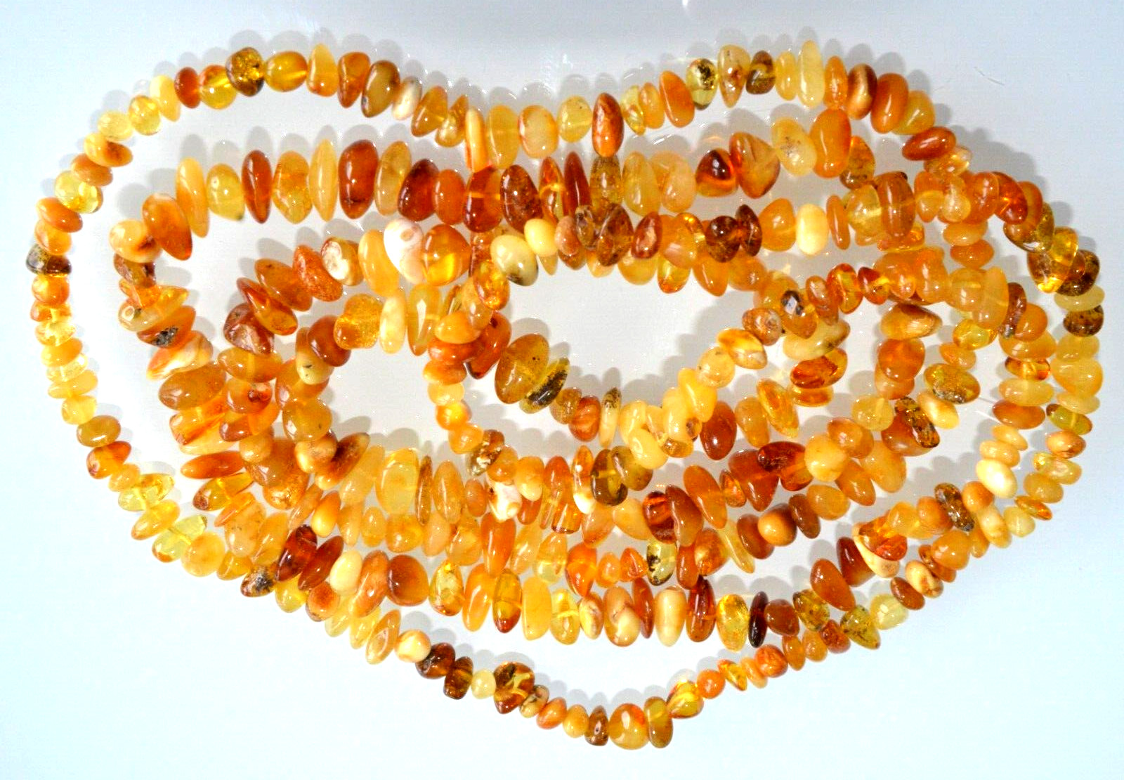 ✅135 cm=46gr RUSSIAN SOVIET BALTIC AMBER BEAD NECKLACE 琥珀 BRACELET STONE PENDANT