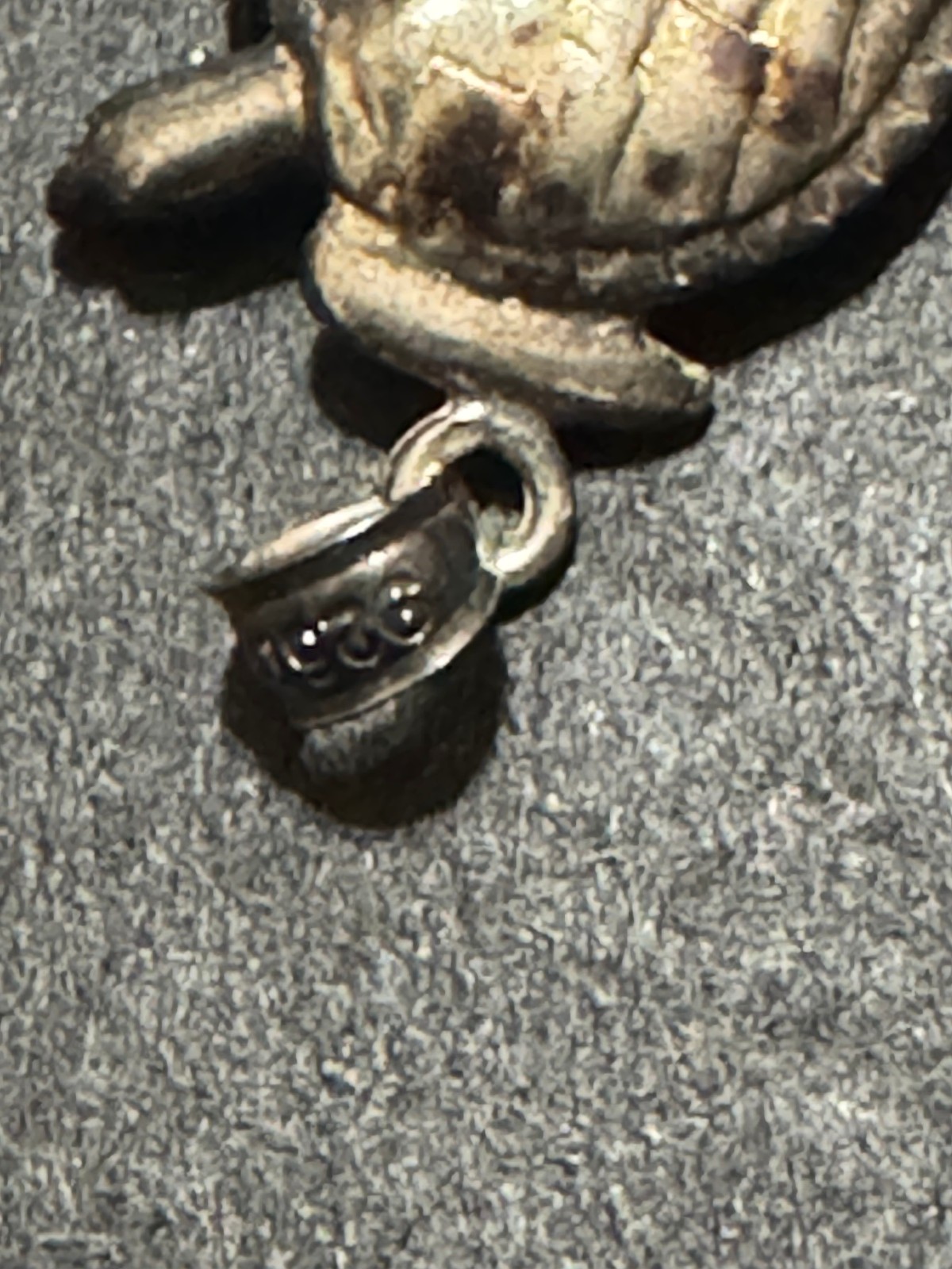 Vintage 925 Sterling Silver Detailed Articulated Sea Turtle Pendant Charm 1.7 G