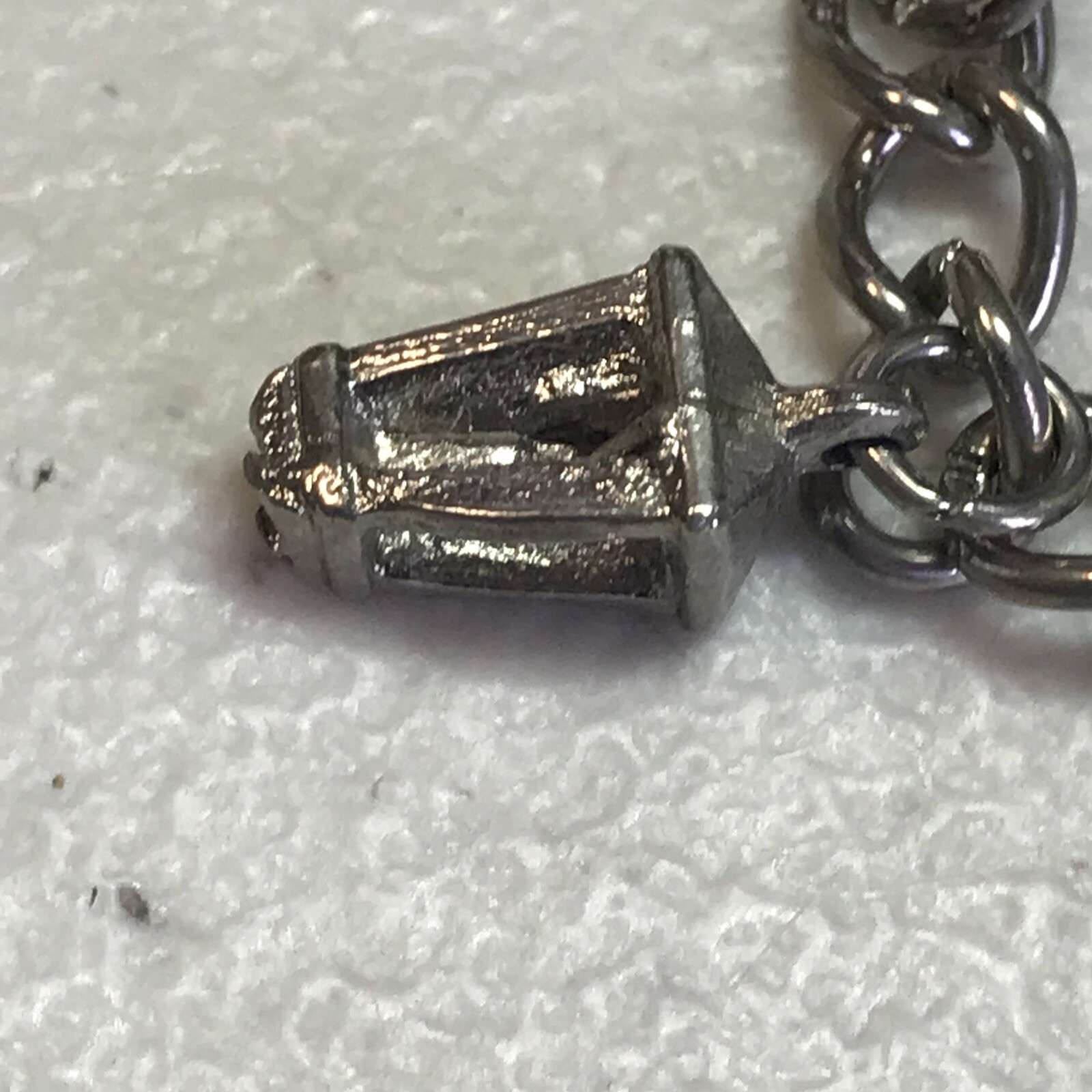Vintage Charm Bracelet Silver Tone 6.25″ 1960’s Liberty Paul Revere Cannon