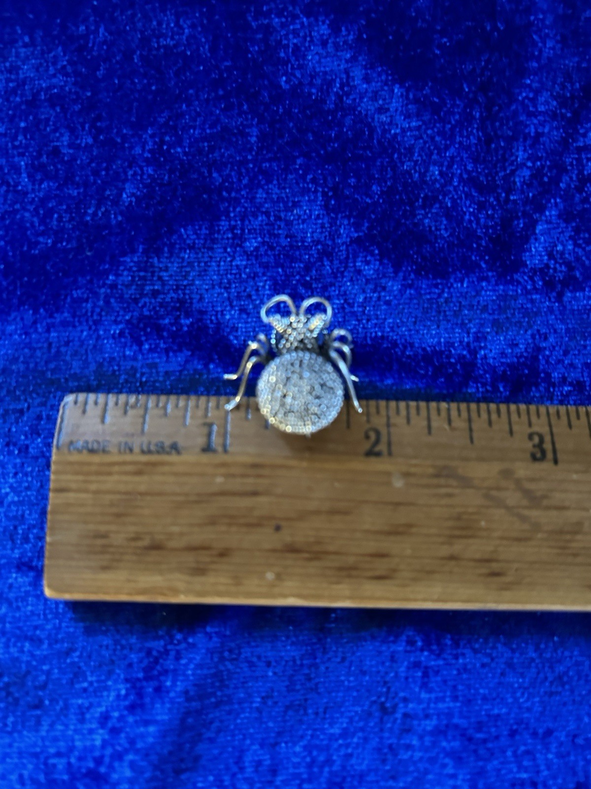 Vintage Sterling Silver Handmade Beetle Brooch/pins 2 Great Detail Nice Work