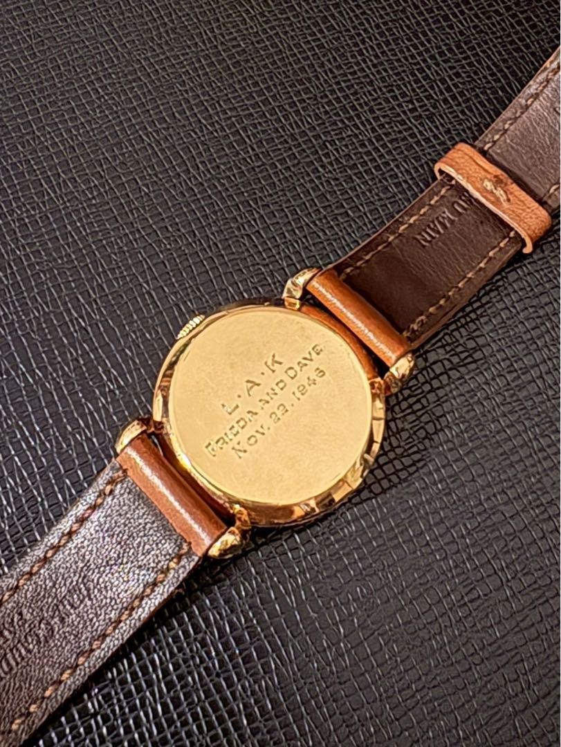 Tiffany & Co By IWC 14K Solid Cal.60 Vintage Hand-wind Watch