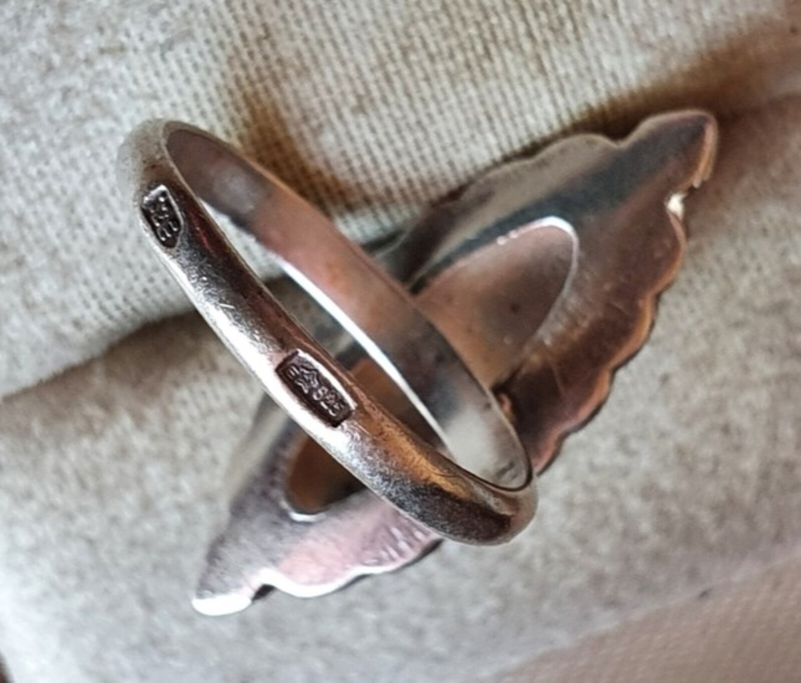 Vintage Soviet USSR ring sterling silver 875 ⭐ Size 6.5 Weight 3.15 g. Kubachi.