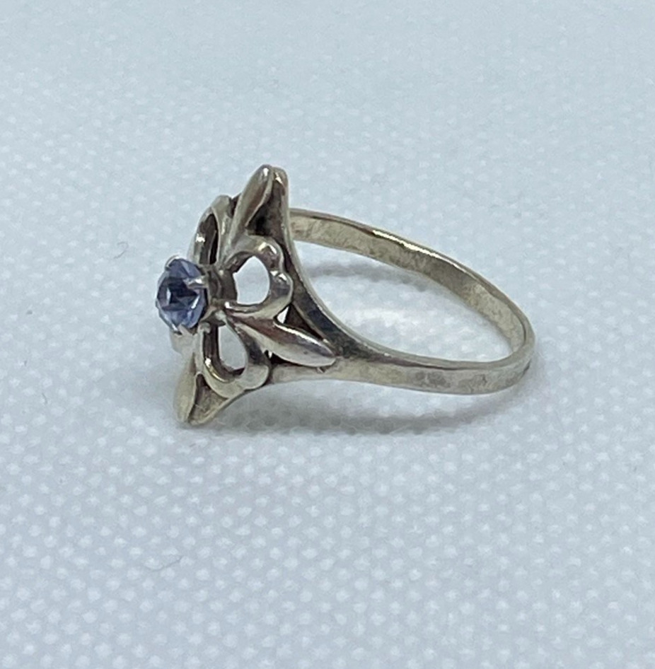 Rings Silver 875 Size 10 . Weight 3.03 g. Soviet Vintage Jewelry USSR