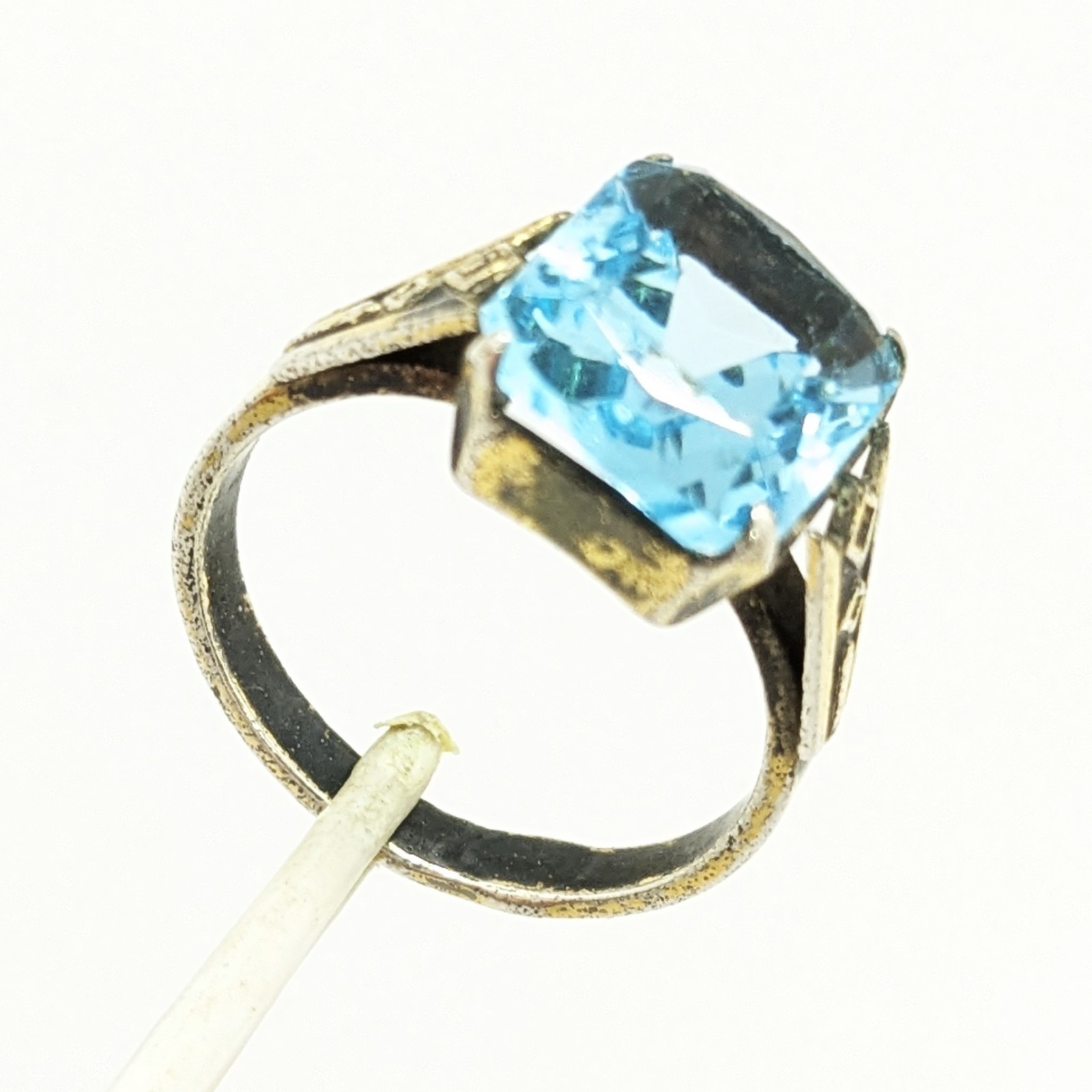 Vintage Luxury Soviet RING Silver⭐875 stamp Star USSR-size: 8US (18.5mm) UA #100
