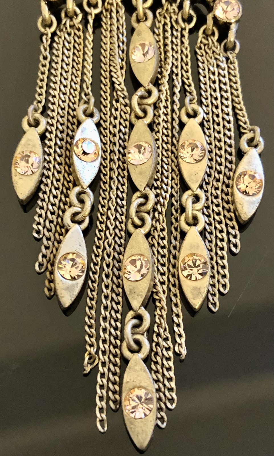 Chain Dangle Chandelier Earrings Vintage Style