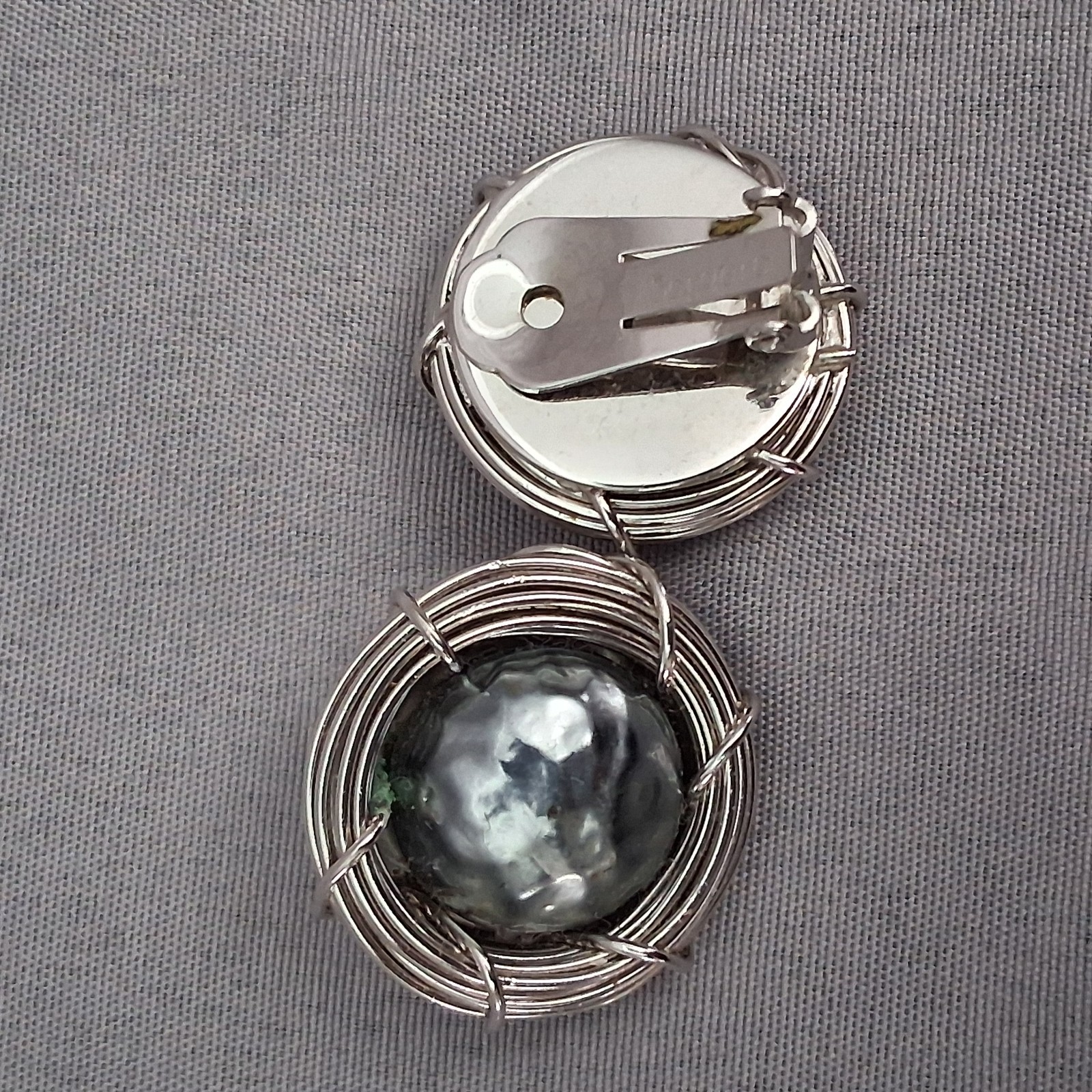 Vintage Lot Of 10 Earrings Clip on Screw Back Faux 60’s 70’s 80’s 90’s