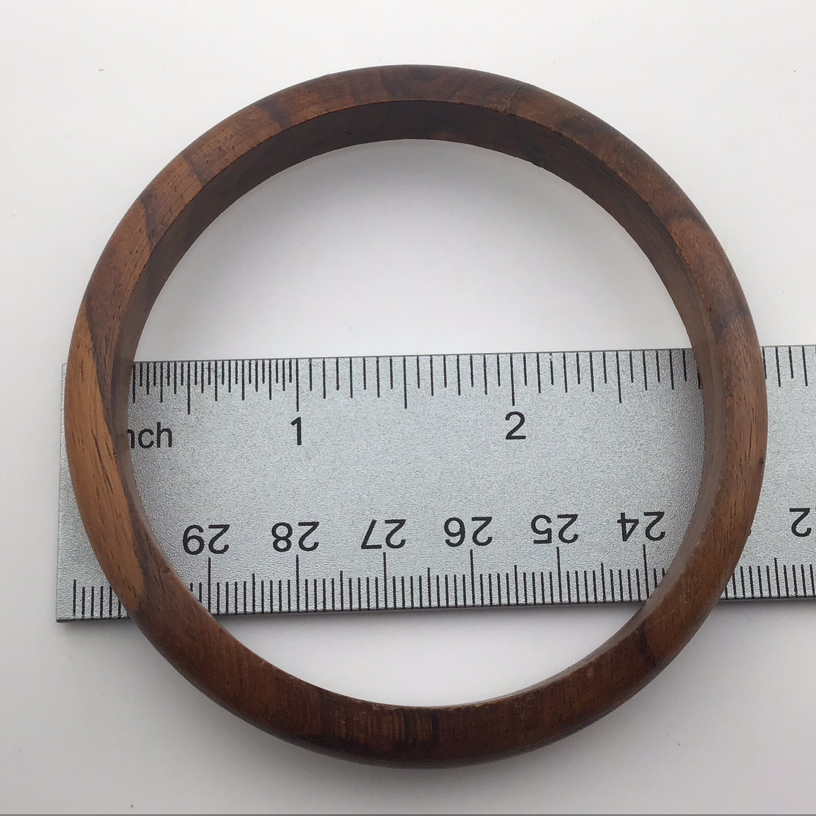 Vtg Wood 7” Bracelet 2”L Earrings Set Boho Granola Girl Nature Earthy Girl