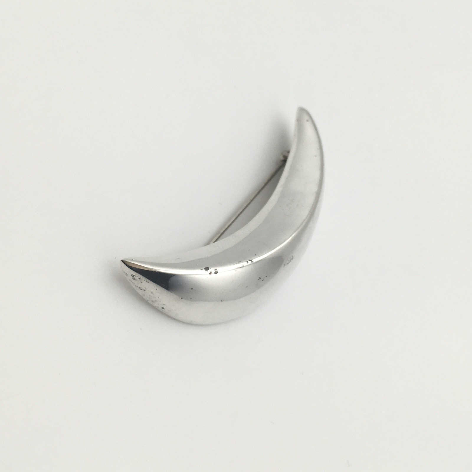 Sterling Silver Vintage BAYANIHAN Modernist Art Deco Pin Brooch 925 7.5g #29