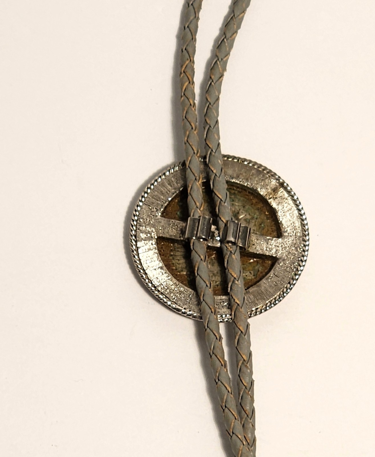 Vintage Bolo Tie 1971 Eisenhower Liberty $1 Dollar Coin