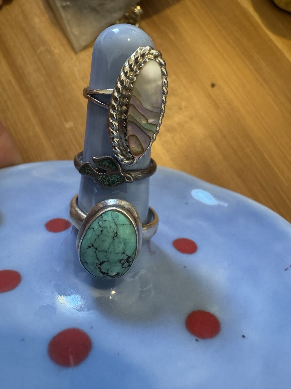 vintage sterling silver jewelry lot