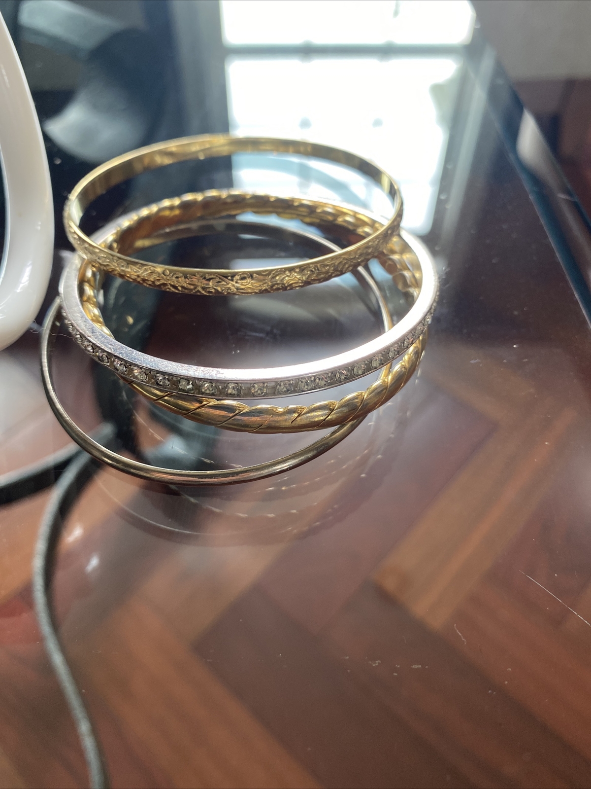 15 Vintage Cuff Bangle Stretch Bracelets Lot Costume Jewelry Bead Avon Monet +
