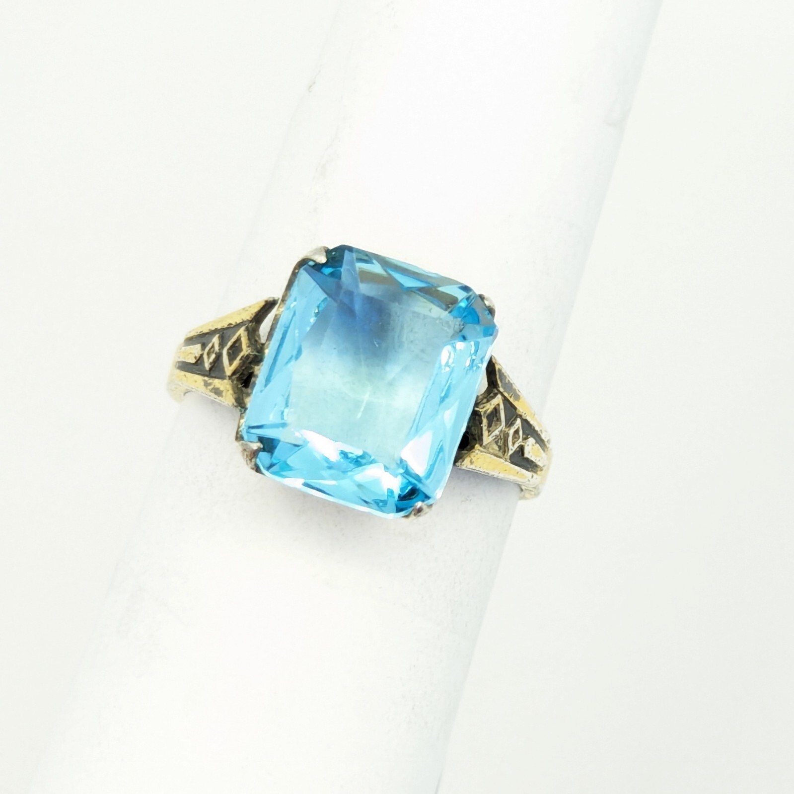 Vintage Luxury Soviet Silver RING ⭐875 stamp Star USSR size: 8US (18.5mm) | #100