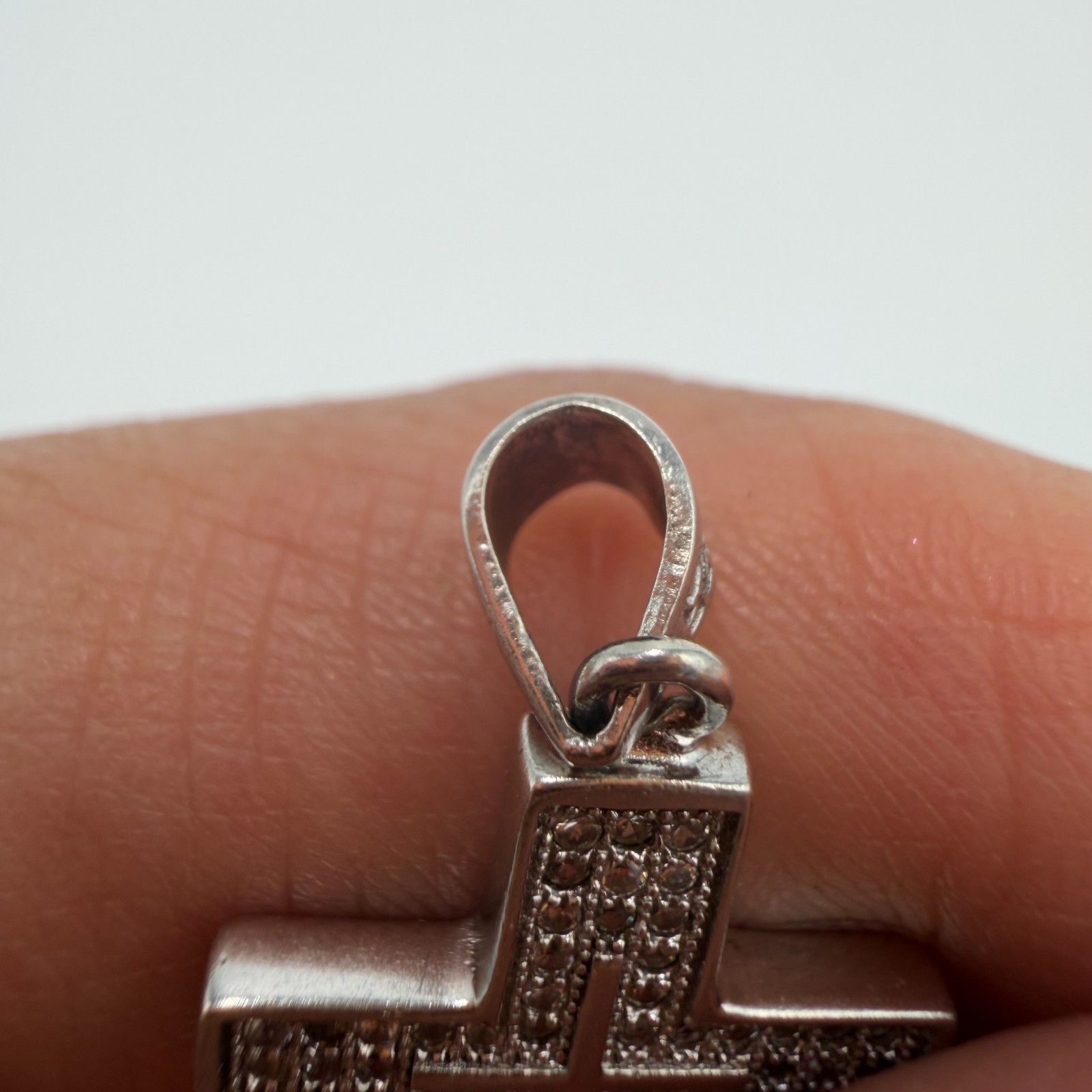 Vintage Pendant Icon Cross Sterling Silver 925 Jewelry Stamped Beautiful 2.94gr