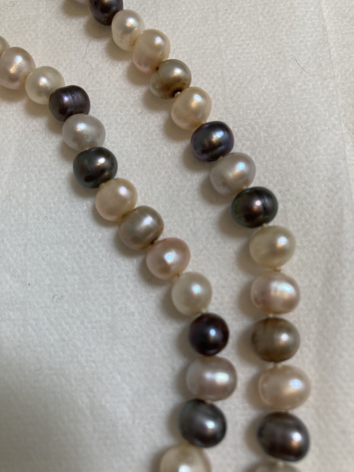 Every day essential Mixed Pearl Strand Necklace 17 inch