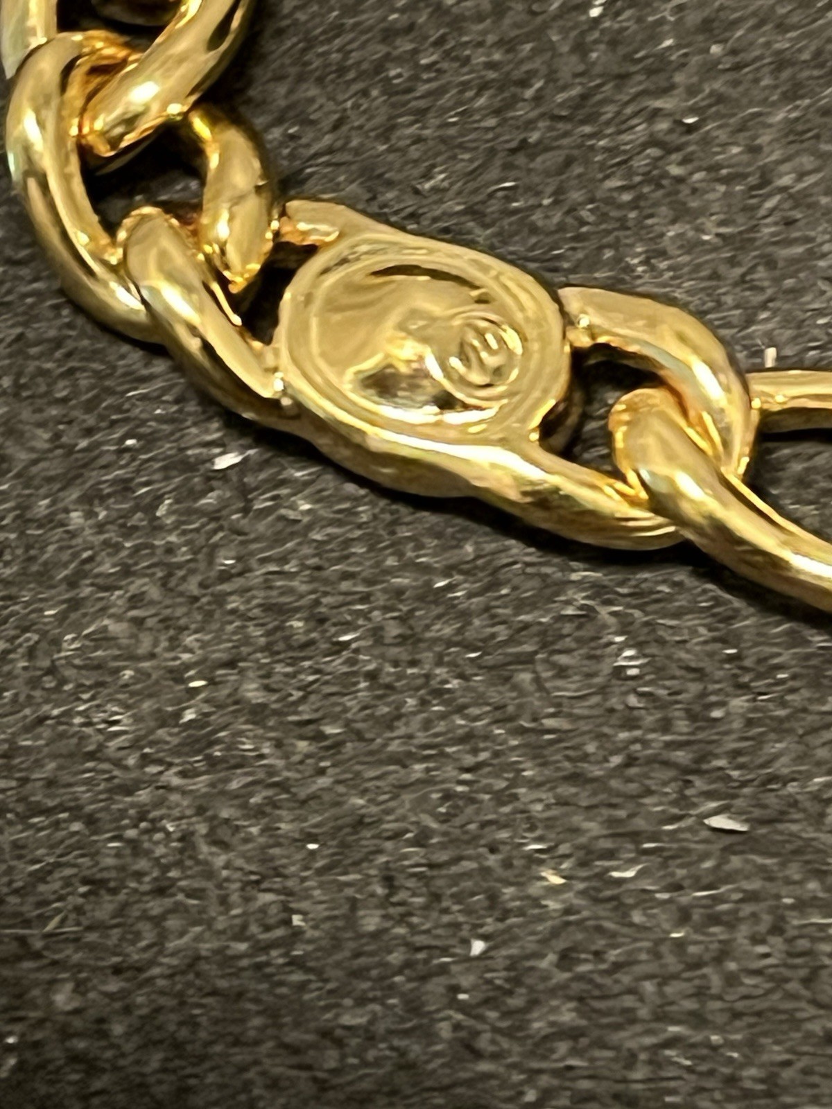 Vonelle Swarovski Crystal Austrian Glass 6.5” Gold tone Tennis Vtg Bracelet