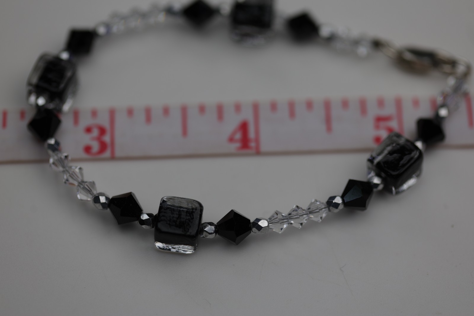 Gemstone Beaded Bracelet Sterling Silver