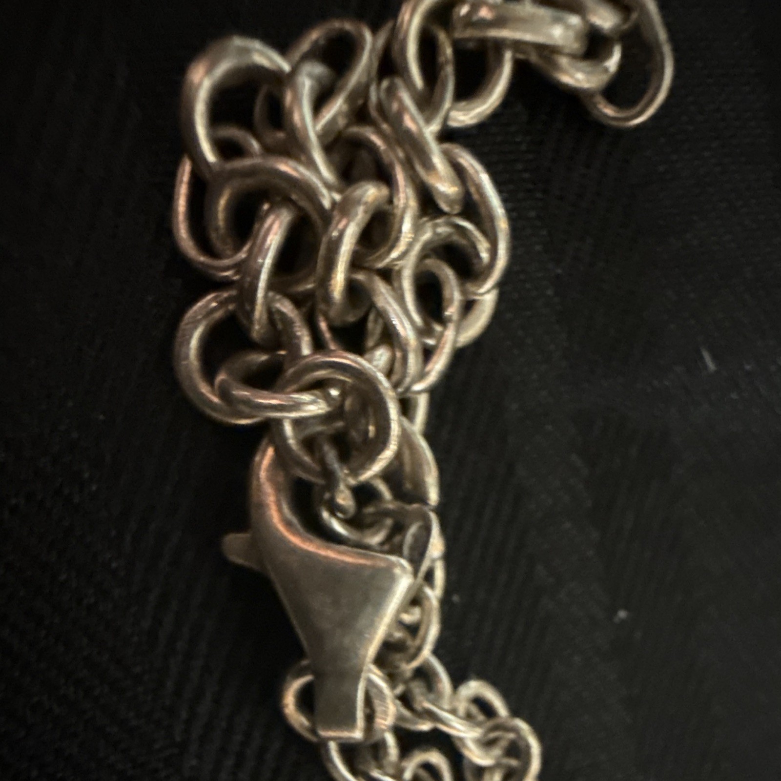Sterling silver Nicky Butler ruby statement necklace