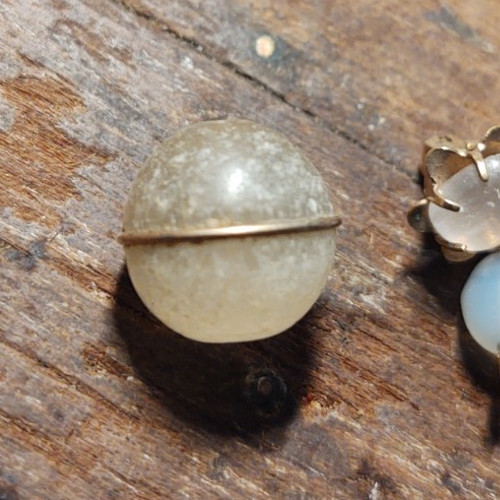 4 Antique Niagara Falls Souvenir Stanhope Viewer “Magic Eye” Pin, Brooch ,charm