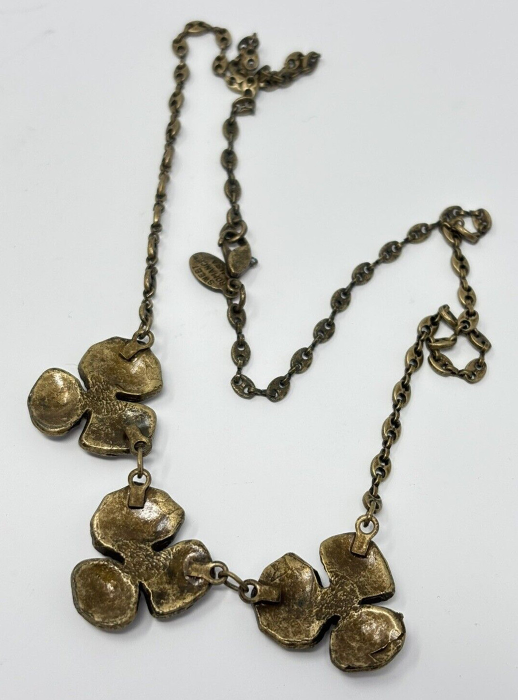 Sweet Romance Pansy Flower Necklace Choker Victorian Revival Vintage Style