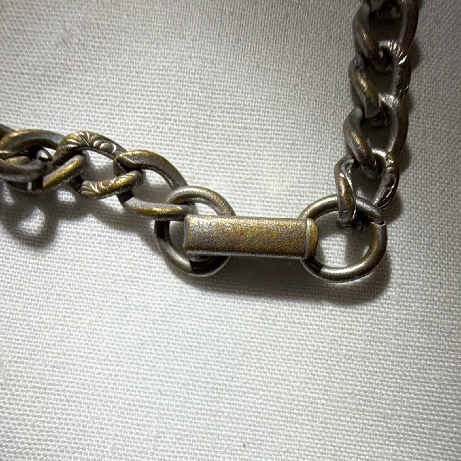 Vintage Girl Scouts Darlene Nameplate Bracelet Gold Tone GS Trefoil